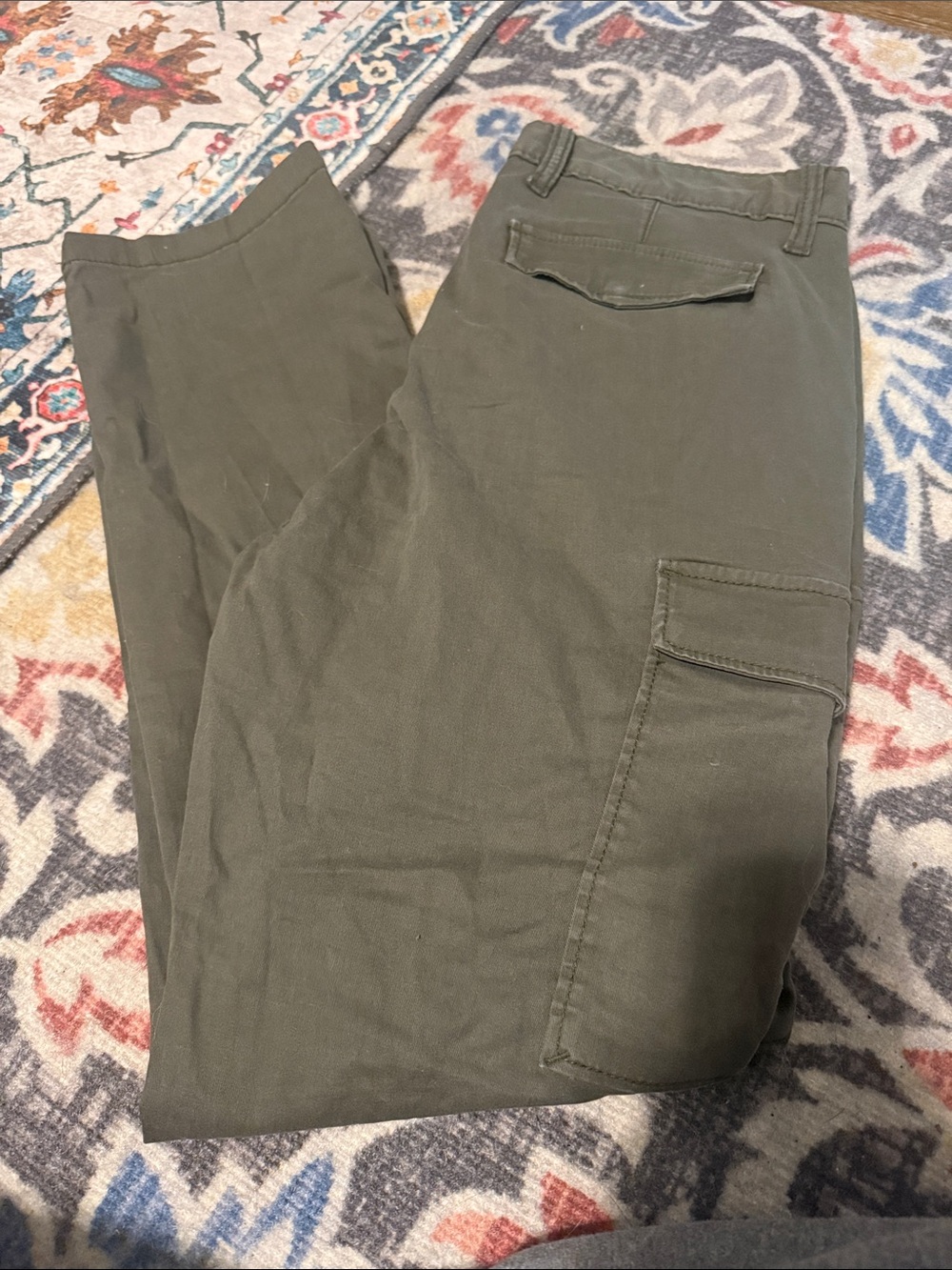 34/32 Old Navy Olive Green Cargo Pants with Side Pocket